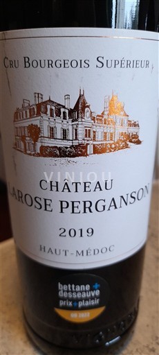 Bordeaux Haut-Médoc Chateau Larose Pergansson 2019