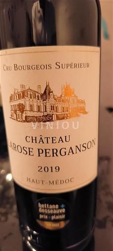 Bordeaux Haut-Médoc Chateau Larose Pergansson 2019