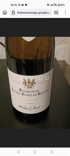 Burgundi Beaunen Ylämaat Grand Cru Château Philippe Le Hardi Les Foires 2022