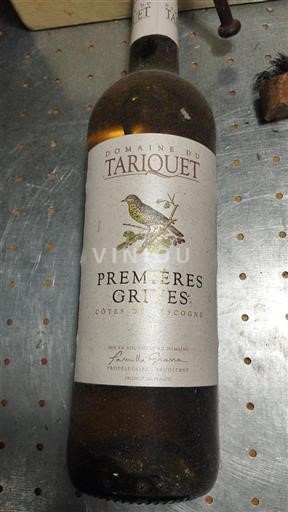 Sudoeste Côtes de Gascogne Domaine Tariquet Premières Grives 2017