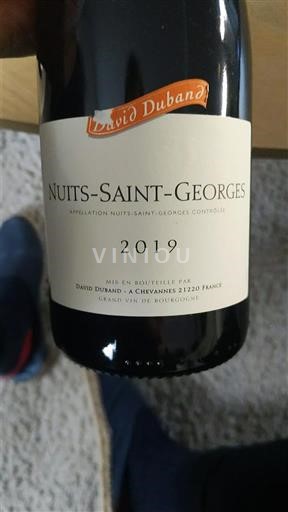 Burgundy Nuits-Saint-Georges David Duband 2019