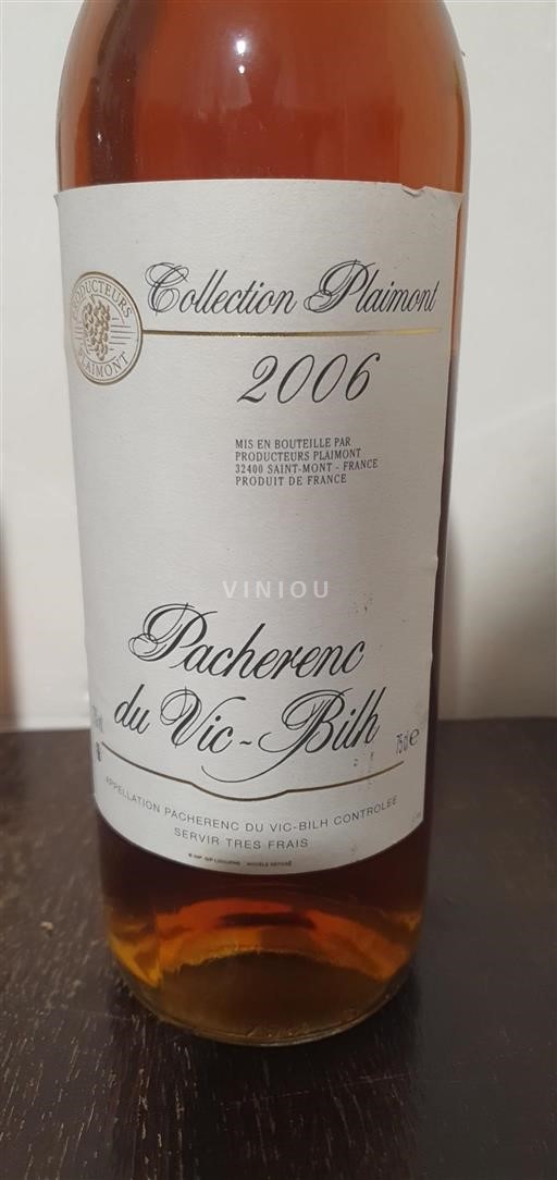 Lounais-Ranska Pacherenc-du-vic-bilh Plaimont Collection Plaimont 2006