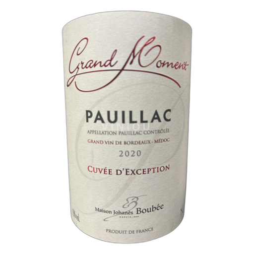 Bordeaux Pauillac Grand moment 2020