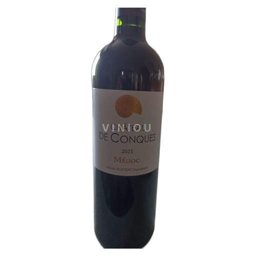 Vin Rouge sec Château Conques 2021 France Bordeaux Médoc AOC