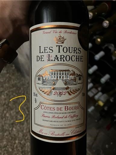 Bordeaux Côtes-de-bourg Les Tours de Laroche 2022