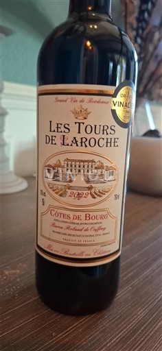 Burdeos Côtes-de-bourg Les Tours de Laroche 2022