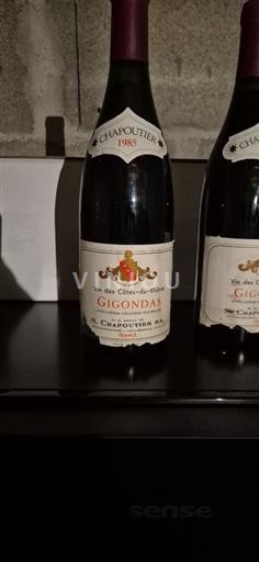 Vallée du Rhône Gigondas M. Chapoutier 1985