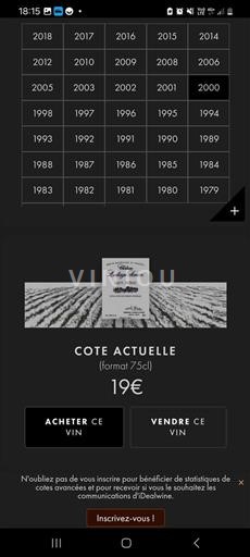 Burdeos Haut-Médoc Château Lestage Simon 2000
