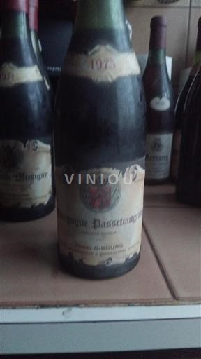 Bourgogne Vosne-Romanée Grand Cru Domaine La Romanéeconti 1975