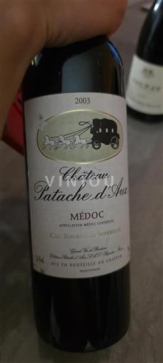 Burdeos Médoc Château Patache Aux 2003