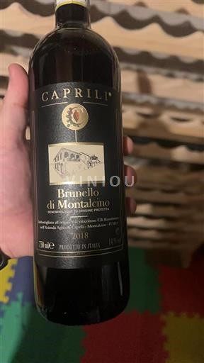 Toskánsko Brunello di Montalcino Caprili 2018