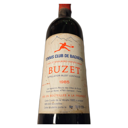 Sudoeste Buzet Vignerons De Buzet Tennis club de Bagnères 1985