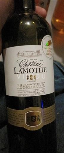 Bordeaux Château Lamothe 2023