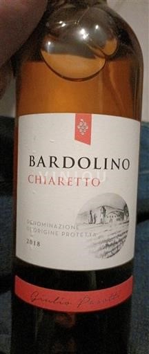 Véneto No especificado Bardolino Chiaretto 2018
