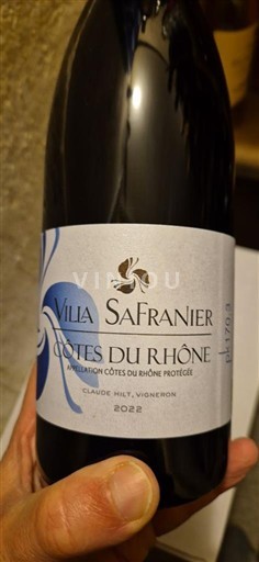 Vallée du Rhône Côtes-du-rhône Villa Safranier 2022