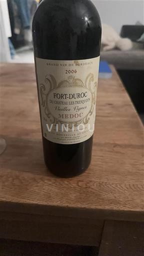 Bordéus Médoc Château Les Tresquots Fort-Duroc 2006