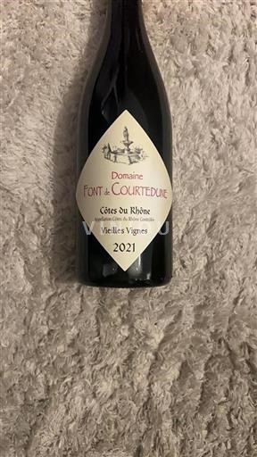 Rona dolina Côtes-du-Rhône Domaine Font De Courtedune Vieilles Vignes 2021