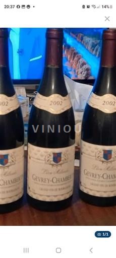 Bourgogne Gevrey-chambertin Grand Cru Domaine Machard De Gramont 2002