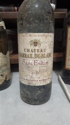 Bordeaux Saint-Émilion Château Barrail Du Blanc 1998