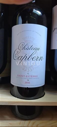 Bordéus Saint-Estèphe Château Capbern 2016