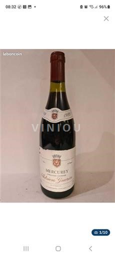 Burgundi Mercurey Adrien Guerin 1989