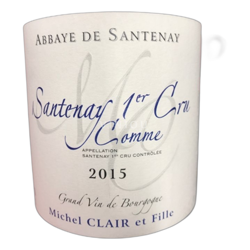 Burgundija Santenay 1er Cru Abbaye De Santenay Santenay -1er Cru - Comme 2015