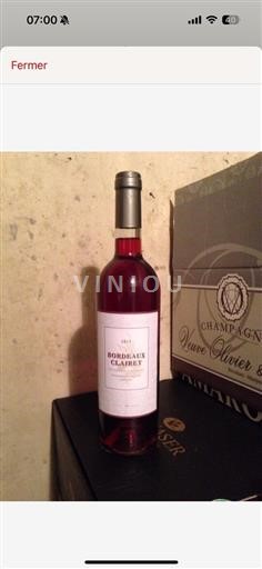Bordeaux Bordeaux clairet (blank) Bordeaux Clairet Bordeaux Clairet 2011