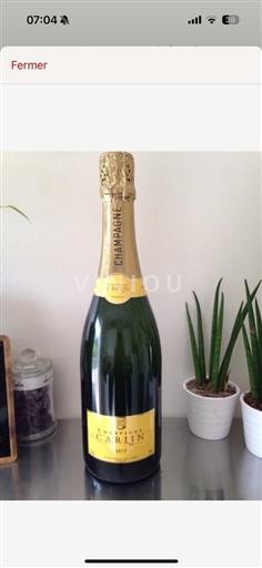 Champagne Sâm-panh AOP / AOC Carlin Brut Không niên vụ
