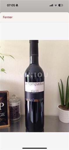 Languedoc Corbières AOP / AOC Castelmaure La Pompadour 2011