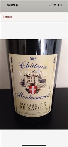 Savoyen und Bugey Roussette de Savoyen (blank) Château Monterminod Roussette De Savoie 2012