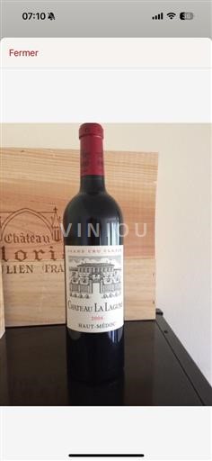 Bordeaux Haut-Médoc Grand Cru Classé Château La Lagune (blank) 2006