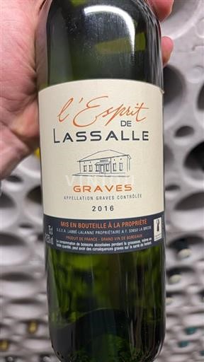 Bordeaux Graves (blank) Château Lassalle L’esprit De Lassalle 2016