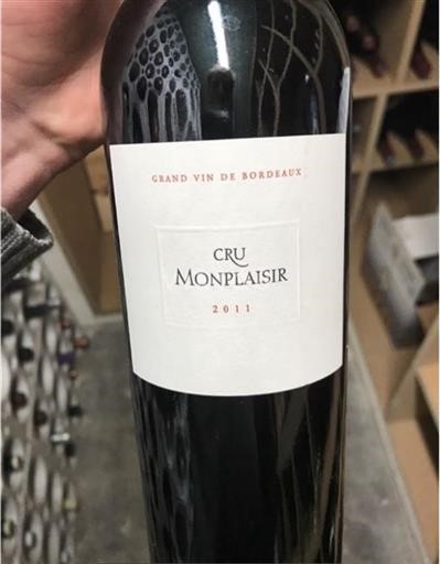 Burdeos Bordeaux AOP / AOC Monplaisir Chateau Monplaisir 2011