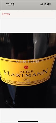 Moselle Luxembourg AOC / AOP Alice Hartmann Crémant de Luxembourg Không niên vụ
