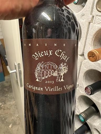 Vin Rouge Carignan Vieilles Vignes Domaine Vieux Chai 2013 France Languedoc Saint-Chinian AOC AOP / AOC