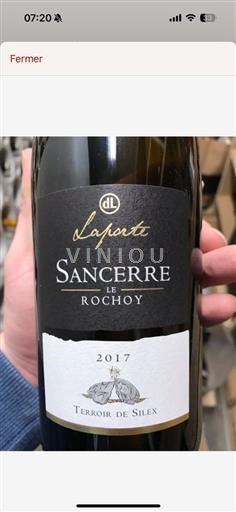 Vin Blanc Le Rochoy - Terroir de Silex Laporte 2018 France Vallée de la Loire Sancerre AOC AOP / AOC
