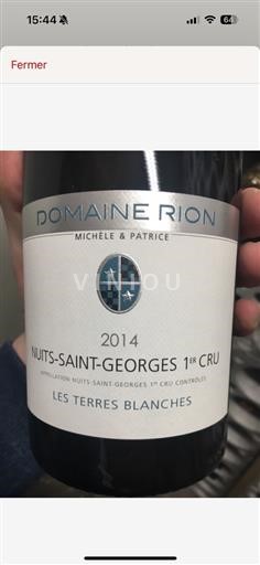 Burgundsko Nuits-saint-georges 1er Cru Patrice Rion (blank) 2014