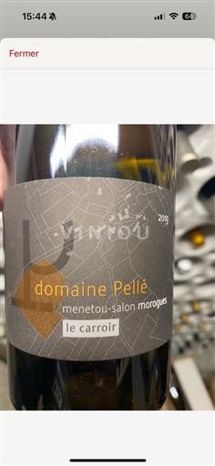 Loiretal Menetou-Salon AOP / AOC Domaine Pellé Le Carroir 2019