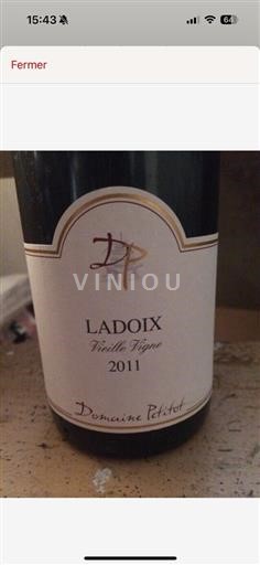 Borgoña Ladoix AOP / AOC Domaine Petitot Ladoix - Vieille Vigne 2011