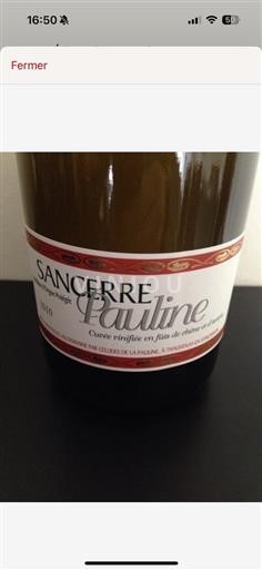 Thung lũng sông Loire Sancerre. AOP / AOC Eric Louis Les Celliers de la Pauline 2011