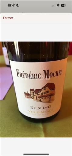 Vin Blanc Pinot Gris Frédéric Mochel 2015 France Alsace Vin de France AOP / AOC