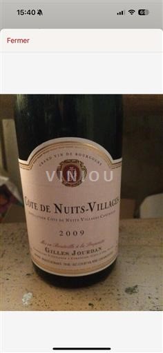 Borgonha Côte de Nuits Villages AOP / AOC Gilles Jourdan Cotes De Nuits-Villages 2009