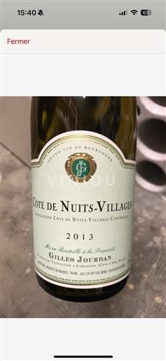 Borgonha Côte de Nuits Villages AOP / AOC Gilles Jourdan (blank) 2013