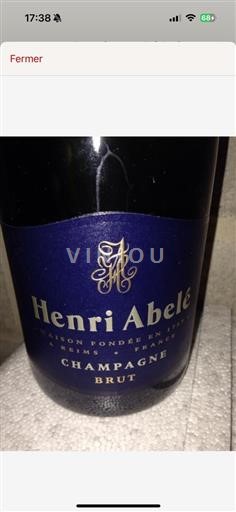 Champaña Champán (blank) Henri Abelé (blank) Sin añada