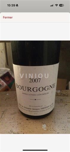 Borgonha AOP / AOC Jacques Thevenot Et Fils Bourgogne 2007