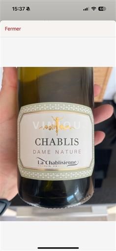 Borgoña Chablis Premier Cru 1er Cru La Chablisienne Dame Nature 2018