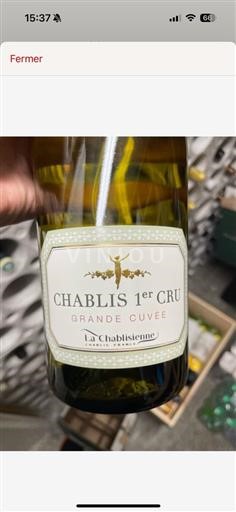 Borgoña Chablis Premier Cru (blank) La Chablisienne Chablis Premier Cru - Grande 2015