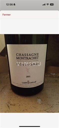 Burgundija Chassagne-Montrachet 1er Cru Lamy Caillat Chassagne-Montrachet 1er Cru Les Caillerets 2011