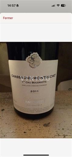 Bourgogne Chassagne-Montrachet 1er Cru Domaine Lamypillot Chassagne-Montrachet 1er Cru Boudriotte 2011