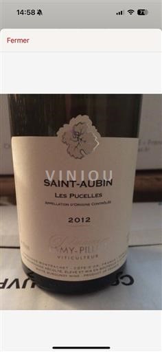 Bourgogne Saint-Aubin AOP / AOC Domaine Lamypillot Saint-Aubin - Les Pucelles 2012